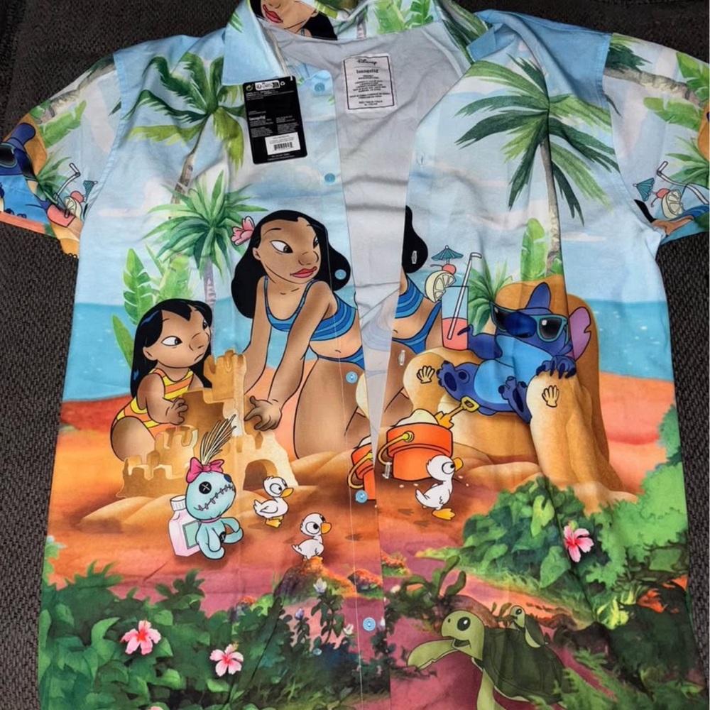 LF Lilo and stitch Print Shirt